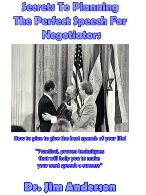 cover image of Secrets to Planning the Perfect Speech For Negotiators